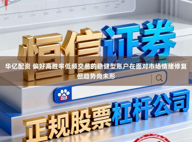 华亿配资 偏好高胜率低频交易的稳健型账户在面对市场情绪修复但趋势尚未形