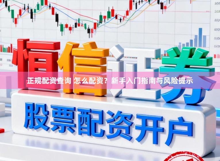 正规配资查询 怎么配资？新手入门指南与风险提示