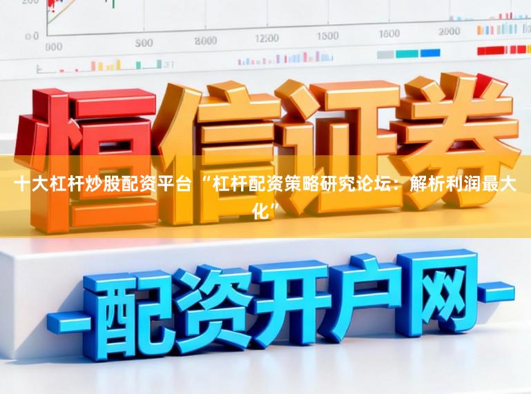 十大杠杆炒股配资平台 “杠杆配资策略研究论坛：解析利润最大化”